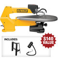 Scroll Saws | Dewalt DW788-BNDL 20 in. Variable Speed Scroll Saw with FREE Stand and Light image number 0
