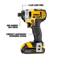 Combo Kits | Dewalt DCK285C2 20V MAX Cordless Lithium-Ion 1/2 in. Compact Hammer Drill and Impact Driver Combo Kit image number 3