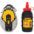 Marking and Layout Tools | Dewalt DWHT47376L 6:1 Chalk Reel with Red Chalk image number 0