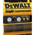 Portable Air Compressors | Factory Reconditioned Dewalt D55154R 1.1 HP 4 Gallon Oil-Lube Wheeled Dolly Twin Stack Air Compressor with Control Panel image number 7