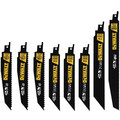 Reciprocating Saw Blades | Dewalt DWA4101 8-Piece 2X Reciprocating Saw Blade Set with Tough Case image number 1