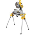 Miter Saw Accessories | Dewalt DWX725B 11 in. x 36 in. x 32 in. Heavy Duty Work Stand with Miter Saw Mounting Brackets - Silver/Yellow image number 2