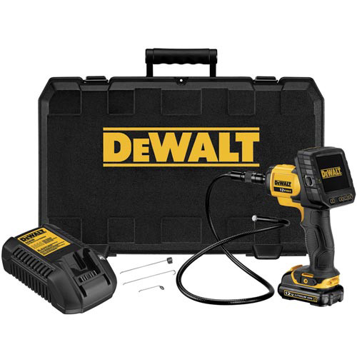 Detection Tools | Dewalt DCT411S1 12V MAX Cordless Lithium-Ion 9mm Inspection Camera with Wireless Screen Kit image number 0