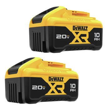 BATTERIES AND CHARGERS | Dewalt (2) 20V MAX XR 10 Ah Lithium-Ion Batteries - DCB210-2