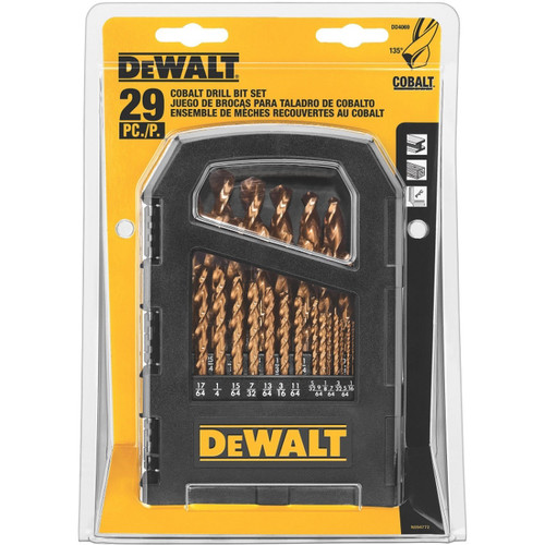 Bits and Bit Sets | Dewalt DD4069 29-Piece Cobalt Jobber Drill Bit Set image number 0