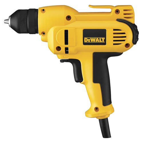 Drill Drivers | Factory Reconditioned Dewalt DWD115KR 8 Amp 0 - 2500 RPM Variable Speed 3/8 in. Corded Drill Kit with Mid-Handle and Keyless Chuck image number 0