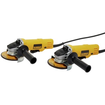 ANGLE GRINDERS | Dewalt 7.5 Amp Paddle Switch 4-1/2 in. Corded Small Angle Grinder (2 Pack) - DWE4012-2W