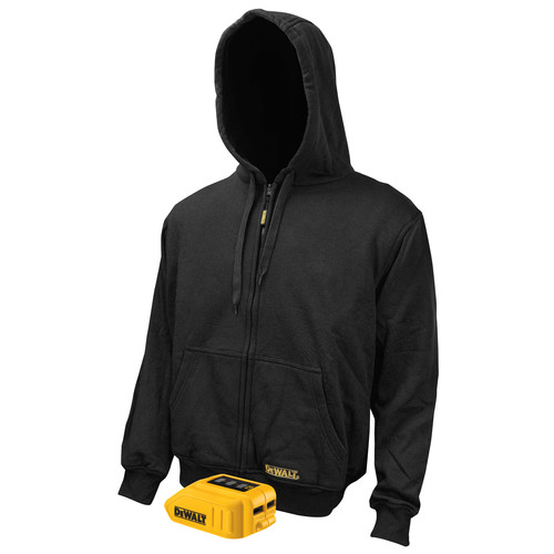 Heated Hoodies | Dewalt DCHJ067B-L 20V MAX Li-Ion Heated Hoodie Jacket (Jacket Only) - Large image number 0