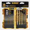 Drill Drivers | Dewalt DCD771C2-1354-BNDL 20V MAX Cordless Lithium-Ion 1/2 in. Compact Drill Driver Kit with 14 Pc Titanium Drill Bit Set image number 5