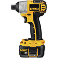 Impact Drivers | Factory Reconditioned Dewalt DCF826KLR 18V Lithium-lon Compact 1/4 in. Impact Driver Kit image number 2