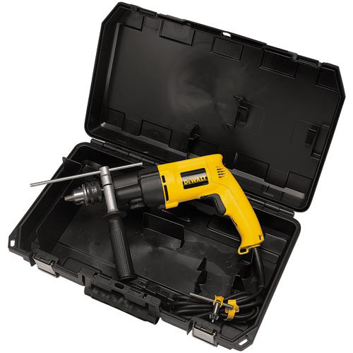 Hammer Drills | Factory Reconditioned Dewalt DW505KR 7.8 Amp 0 - 1100 / 0 - 2700 RPM Variable Speed Dual Range 1/2 in. Corded Hammer Drill Kit image number 0