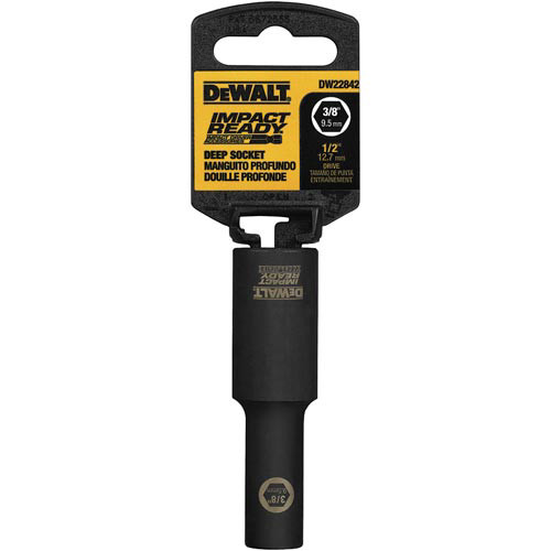  | Dewalt DW2282 5/16 in. x 3/8 in. Impact Ready and Open Stock Deep Socket image number 0