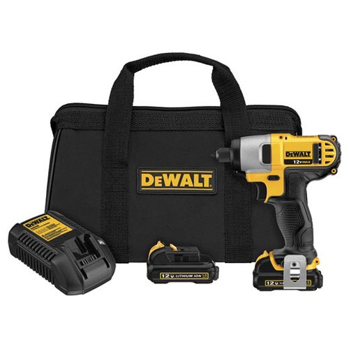 Impact Drivers | Factory Reconditioned Dewalt DCF815S2R 12V MAX Lithium-Ion 1/4 in. Impact Driver Kit image number 0