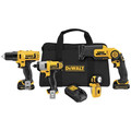 Combo Kits | Factory Reconditioned Dewalt DCK413S2R 12V MAX Lithium-Ion 4-Tool Combo Kit image number 0