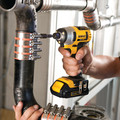 Impact Drivers | Dewalt DCF885C2 20V MAX Brushed Lithium-Ion 1/4 in. Cordless Impact Driver Kit with (2) 1.5 Ah Batteries image number 3