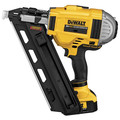 Air Framing Nailers | Factory Reconditioned Dewalt DCN690M1R 20V MAX XR Cordless Lithium-Ion Brushless Framing Nailer Kit image number 1