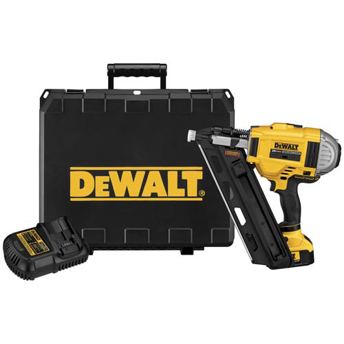 Air Framing Nailers | Factory Reconditioned Dewalt DCN690M1R 20V MAX XR Cordless Lithium-Ion Brushless Framing Nailer Kit image number 0
