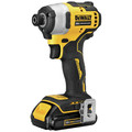 Impact Drivers | Factory Reconditioned Dewalt DCF809C2R ATOMIC 20V MAX Brushless Lithium-Ion Compact 1/4 in. Cordless Impact Driver Kit (1.3 Ah) image number 1