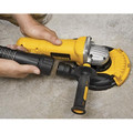 Concrete Dust Collection | Factory Reconditioned Dewalt DWE46151R 5 in. 10 Amp 10,000 RPM Surface Grinder with Dust Shroud image number 2