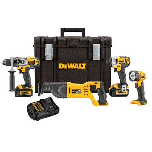 Combo Kits | Factory Reconditioned Dewalt DCKTS490L2R 20V MAX Cordless Lithium-Ion 4-Tool Kit image number 0