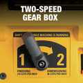 Benchtop Planers | Dewalt DW735X 15 Amp 13 in. Two-Speed Corded Thickness Planer with Support Tables and Extra Knives image number 12