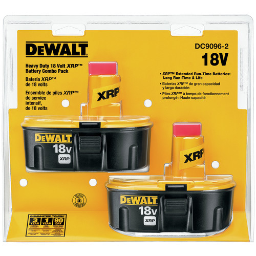 Batteries | Dewalt DC9096-2 18V XRP 2.4 Ah Ni-Cd Battery (2-Pack) image number 0