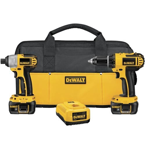 Combo Kits | Dewalt DCK265L 18V Cordless Lithium-Ion 1/2 in. Compact Drill Driver and Impact Driver Combo Kit image number 0