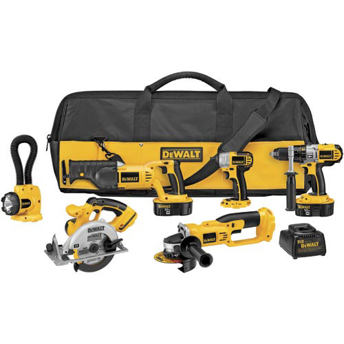 Combo Kits | Factory Reconditioned Dewalt DCK655XR 18V XRP Cordless 6-Tool Combo Kit image number 0