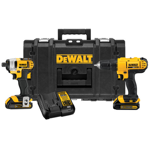 Combo Kits | Factory Reconditioned Dewalt DCKTS240C2R 20V MAX Cordless Lithium-Ion Drill Driver and Impact Driver Combo Kit with ToughSystem image number 0