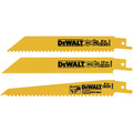 Reciprocating Saw Blades | Dewalt DW4853 3-Piece Reciprocating Saw Blade Set image number 1