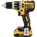 Hammer Drills | Factory Reconditioned Dewalt DCD795D2R 20V MAX XR Lithium-Ion Brushless Compact 1/2 in. Cordless Hammer Drill Kit (2 Ah) image number 2
