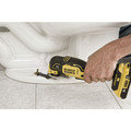 Oscillating Tools | Factory Reconditioned Dewalt DCS355D1R 20V MAX XR Cordless Lithium-Ion Brushless Oscillating Multi-Tool Kit image number 9