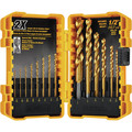 Drill Drivers | Dewalt DCD771C2-1354-BNDL 20V MAX Cordless Lithium-Ion 1/2 in. Compact Drill Driver Kit with 14 Pc Titanium Drill Bit Set image number 4