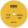 Circular Saw Blades | Dewalt DW3232PT 12 in. 80 Tooth Precision Trim Circular Saw Blade image number 0