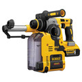 Rotary Hammers | Dewalt DCH273P2DH 20V MAX XR Cordless Lithium-Ion 1 in. L-Shape SDS-Plus Rotary Hammer Kit with On-Board Dust Extractor image number 0