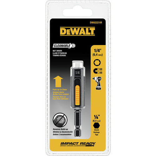 Bits and Bit Sets | Dewalt DWA2221IR 1/4 in. Cleanable Nutsetter image number 0