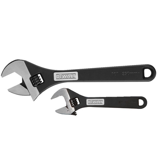 Wrenches | Dewalt DWHT70294 6 in. & 10 in. Adjustable Wrench (2-Pack) image number 0