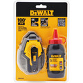 Marking and Layout Tools | Dewalt DWHT47376L 6:1 Chalk Reel with Red Chalk image number 1