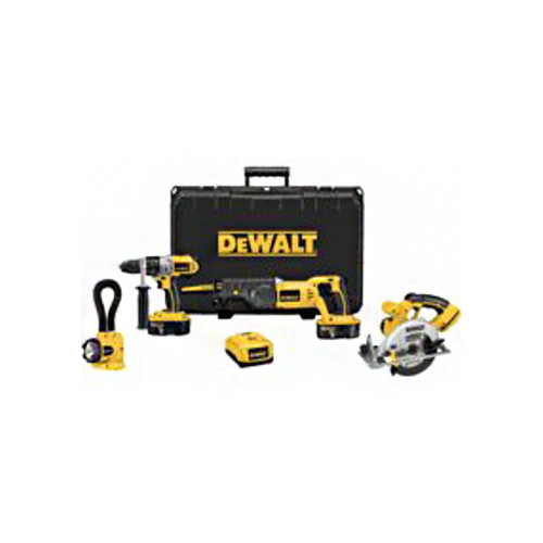 Combo Kits | Factory Reconditioned Dewalt DCK450XR 18V XRP Cordless 4-Tool Combo Kit image number 0