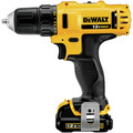 Drill Drivers | Factory Reconditioned Dewalt DCD710S2R 12V MAX Brushed Lithium-Ion Keyless Chuck 3/8 in. Cordless Drill Driver Kit (1.5 Ah) image number 1