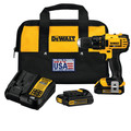 Drill Drivers | Dewalt DCD780C2 20V MAX Lithium-Ion Compact 1/2 in. Cordless Drill Driver Kit (1.5 Ah) image number 0