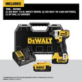 Impact Drivers | Dewalt DCF885M2 20V MAX XR Cordless Lithium-Ion 1/4 in. Impact Driver Kit image number 1