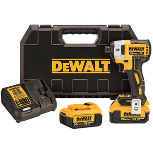 IMPACT DRIVERS | Dewalt DCF887M2 20V MAX XR 4.0 Ah Cordless Lithium-Ion 1/4 in. Brushless Impact Driver Kit