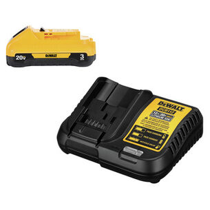 BATTERIES AND CHARGERS | Dewalt 20V MAX 3 Ah Lithium-Ion Compact Battery and Charger Starter Kit - DCB230C