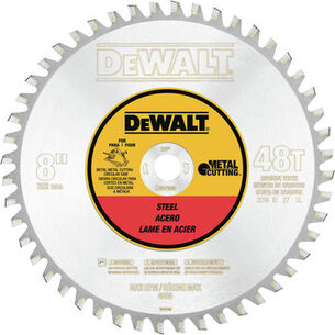 POWER TOOL ACCESSORIES | Dewalt 40T 8 in. Ferrous Metal Cutting with 5/8 in. Arbor - DWA7840