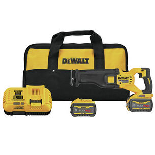 DEAL ZONE | Dewalt FLEXVOLT 60V MAX Brushless Lithium-Ion 1-1/8 in. Cordless Reciprocating Saw Kit with (2) 9 Ah Batteries - DCS389X2