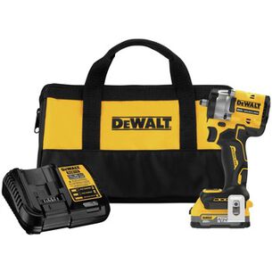 IMPACT WRENCHES | Dewalt 20V MAX Brushless Lithium-Ion 3/8 in. Cordless Compact Impact Wrench Kit (1.7 Ah) - DCF923E1