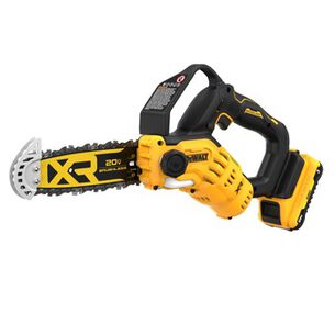 CHAINSAWS | Dewalt 20V MAX Brushless Lithium-Ion 8 in. Cordless Pruning Chainsaw Kit (3 Ah) - DCCS623L1