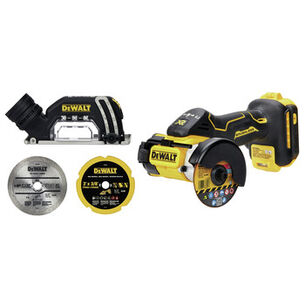 GRINDERS | Dewalt 20V MAX XR Brushless Lithium-Ion 3 in. Cordless Cut-Off Tool (Tool Only) - DCS438B