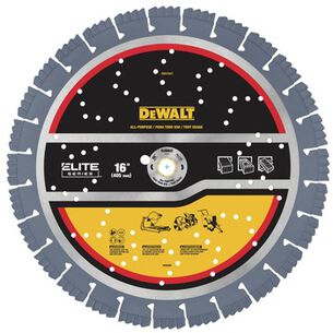 CIRCULAR SAW BLADES | Dewalt DW47627 16 in. XP7 All-Purpose Segmented Diamond Blade